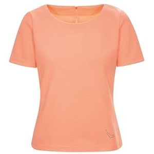 TRIGEMA Sweatshirt met korte mouwen, apricot, S