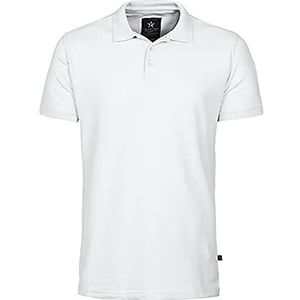 Texstar PS04 Pikee herenhemd met mouwzak, maat L, wit