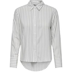 Onlberit Life L/S Shirt WVN, wit (snow white), XXS