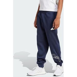 adidas Fleece broek met grafische print voor heren