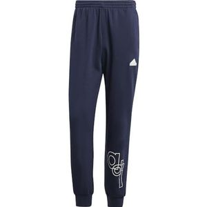 adidas Fleece broek met grafische print voor heren