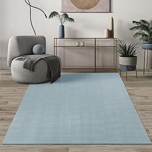 Mia's Tapijt, modern, pluizig laagpolig tapijt, antislip onderkant, wasbaar tot 30 graden, super zacht, vachtlook