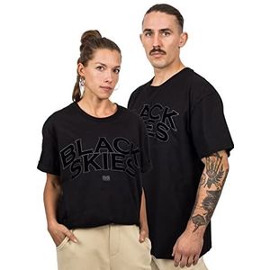 Blackskies Heren Oversize Team T-Shirt Sweater, T-shirt allblack, S