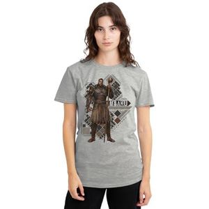 Black Panther Wakanda Forever M'Baku dames T-shirt, atletisch heide, XX-Large, Atletische Heather, XXL
