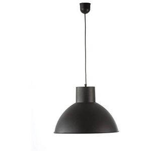 Aucune 09021430 Plafondlamp van metaal in gestructureerd zwart