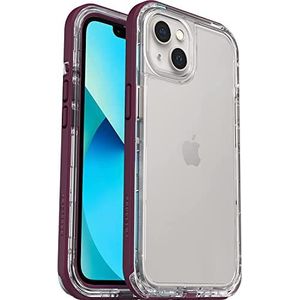 LifeProof voor Apple iPhone 13, Slanke Val Bescherming, Stof Bescherming En Sneeuw Bescherming Hoesje, Next Series, Transparant/Purper