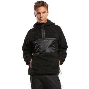 Brandit Teddyfleece Work Pullover 15Y, Farbe: black, Größe: 7XL