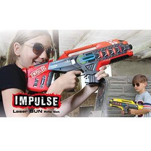 Impulse Laser Gun Rifle Set jaune/rouge
