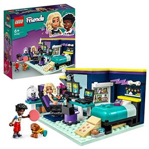 LEGO 41755 Friends Nova's kamer Speelset in Game Thema, Kleine Set met Zac Minipoppetje, Speelgoed voor Meisjes en Jongens vanaf 6, 2023 Personages