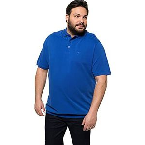 JP 1880 Heren grote maten grote maten Menswear L-8XL poloshirt, basic, buikfit, halve mouw, piqué, XXL tot 10XL 712617, donkermarine, 8XL