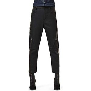 G-STAR RAW X-staq 3D Cropped Boyfriend jeans voor dames, Zwart (Pitch Black C526-a810), 27W x 32L