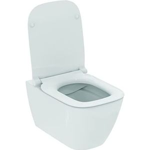 Ideal Standard I.Life B WC-set zonder flens RimLs+, lengte 54,5 cm, ultrafijne zitting & neerlaatrem, wit T533001