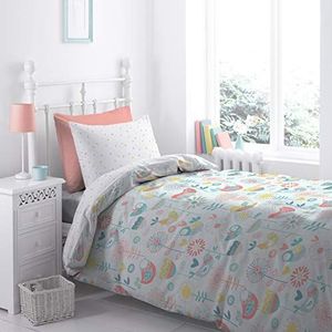 Catherine Lansfield Little Birds beddengoedset, 160 x 220 + 50 x 70 cm