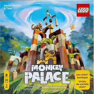 Dotted Games - Monkey Palace: een LEGO-bordspel® - bouw je weg naar de overwinning, steen voor steen! Leuk familiespel voor het bouwen, leeftijd 10+, 2-4 spelers