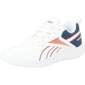 Reebok Rush Runner 5 Syn Sneaker voor jongens, Ftwrwhite Vectornavy Vectorred, 38 EU