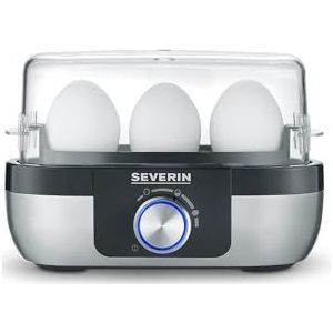 Severin EK 3163 - Eierkoker - Electrisch - 3 eieren - zilver/zwart