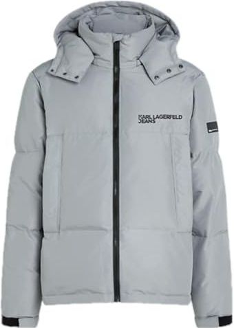Karl Lagerfeld - Puffer - Grijs - Regular Fit - Heren Winterjas