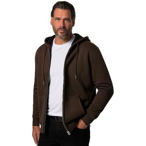 JP 1880 - Hoodiejack - Zwart - Sweatshirt - Capuchon - Teddyvoering