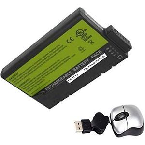 Amsahr Vervangende laptop batterij voor SAM ST202 90-0801-0020, 6480iPTD, 202SP, BJ202SP, D4031A - Met Mini Optical Mouse