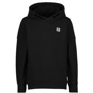 Vingino Sweatshirt met capuchon voor jongens, basic-logo, zwart (deep black), 10 Jaar