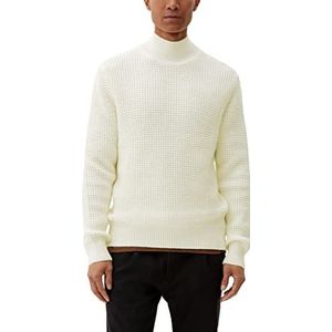 s.Oliver Men's 2121444 gebreide trui, wit, S