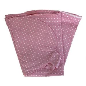 Merrymama vervangende overtrek voor borstvoedings- en zwangerschapskussen, 190 cm, roze
