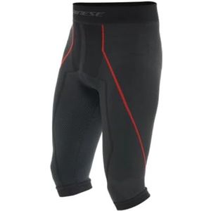 DAINESE, Thermo-onderbroek 3/4 Ski, heren, zwart/rood, L, 606 cm, L