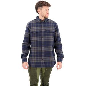 FJALLRAVEN 81478-555-050 Övik Twill Shirt M T-Shirt Heren Dark Navy-Basalt Maat XS, Dark Navy-basalt, XS
