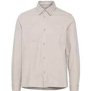 CASUAL FRIDAY Heren Anton Cotton Twill Overhemd hemd, 154503_Chateau Gray, L, 154503_chateau grijs, L