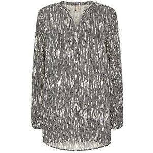 SOYACONCEPT Dames SC-Georgia Tunic Shirt, 6206 Light Slate Combi, X-Small