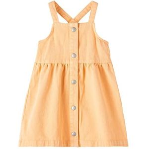 NAME IT Girl's NMFBELLA TWI Strap Dress 1231-ZT FT Jurk, Oranje Chiffon, 110, oranje chiffon, 110 cm