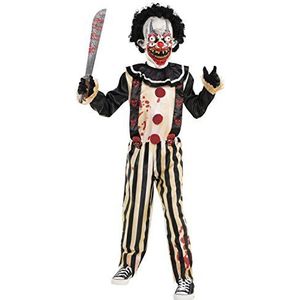 amscan 9902443 Slasher Circus Clown Boy Zombie Halloween verkleedkostuum voor kinderen (12-14 jaar)