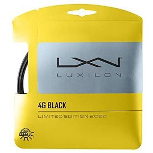 Wilson 4G Black 125 tennisracket, uniseks, volwassenen, zwart, eenheidsmaat