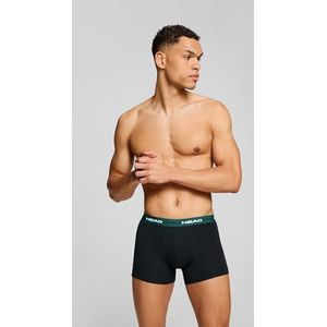 Head - Boxershorts - Zwart/Groen - 2 Stuks