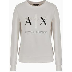 Armani Exchange Women's Milano Edition Crewneck Pullover Sweatshirt Journal S, Journal, S