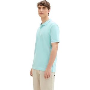 TOM TAILOR Denim Basic poloshirt voor heren van katoen, 35258 - Classic Light Blue, XL