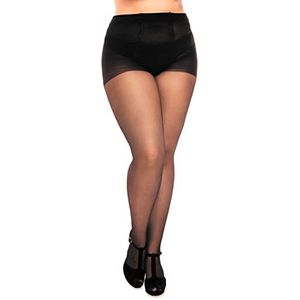 GLAMORY Supersize panty voor dames, Zwart, 29-39