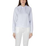 Armani Exchange, Dames, Sweatshirts & Hoodies, Wit, Maat: L Viscose,