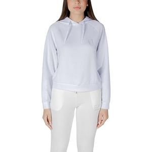 Armani Exchange, Dames, Sweatshirts & Hoodies, Wit, Maat: L Viscose,