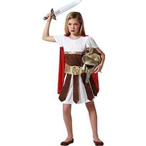 Atosa Gladiator-kostuum, meisjes, kinderen, 7 tot 9 jaar