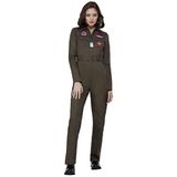 Top Gun Ladies Costume, Khaki (L)