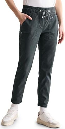 Cecil Damesbroek in casual fit, Slate Kaki, XL / 28L