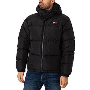 Tommy Jeans - Heren Jas winter Alaska Puffer Jacket - Zwart - Maat XXL