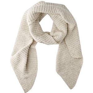PIECES Lange sjaal met structuur voor dames, Noos Bc Sjaal, witte pet, grijs, one size