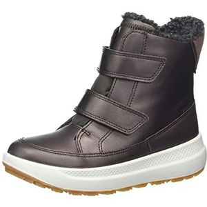 Ecco SOLICE Mid-Cut Boot, Shale METALLIC/Dusty Purple, 27 EU