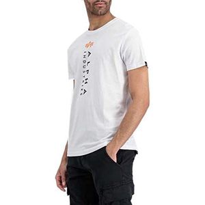 ALPHA INDUSTRIES - R T-shirt - Korte Mouwen - Zwart - Katoen