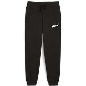 Sport - Tapered Broek - Zwart - Katoen - Logoprint