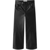 NAME IT Nkfrockana Pu Wide Pant, zwart, 128