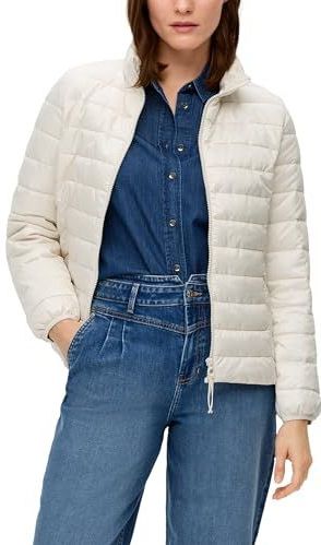 s.Oliver Gewatteerde damesjas, 330 crème, 34