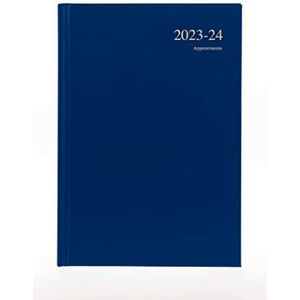 Collins Essentials Academic 2023-24 A4 Week om Midden-Jaar Dagboekplanner (Afspraken) School-, College of Universitair Tijdschrift te bekijken - juli 2023 tot juli 2024 - Donkerblauw - ESSA43M.65-2324